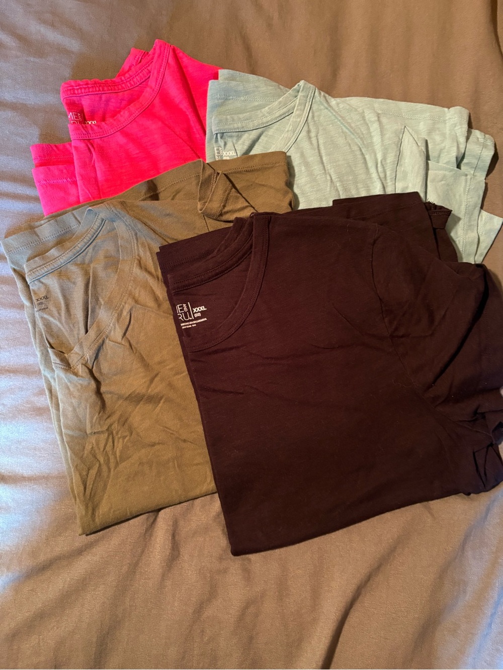 Assorted Crew Neck Tees - Multi Color Pack